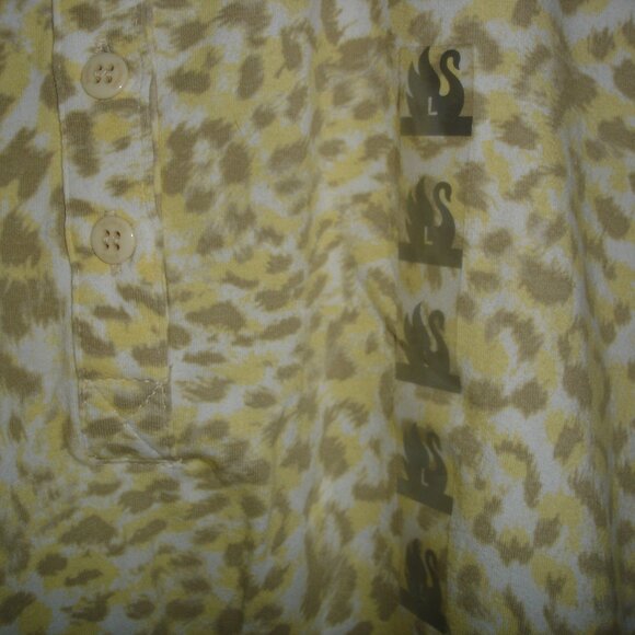 NWT WOMEN'S GLORIA VANDERBILT PULLOVER COTTON BLOUSE/TOP-SIZE L-YELLOW/BROWN - Picture 6 of 16